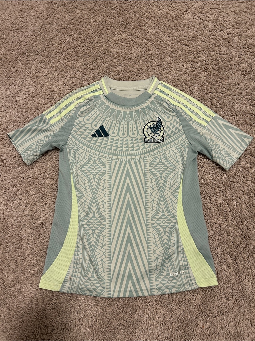 Kids youth Mexico adidas jersey 2024 away